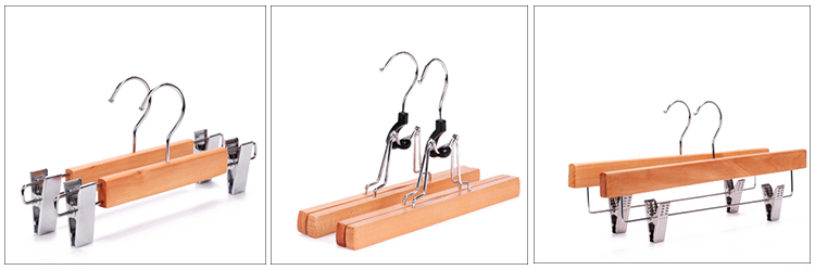 Suit hanger customized luxury coat hanger wood and pants hanger with golden hook for display