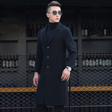 Men's Cashmere Knee Length Overcoat