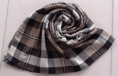 Striated Cashmere Scarf