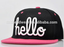 cheap hip hop style flat bill caps