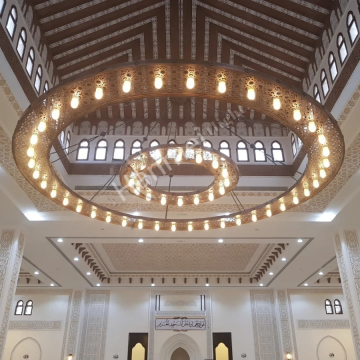 Custom Islamic Mosque Chandeliers for Masjid Lighting Designs