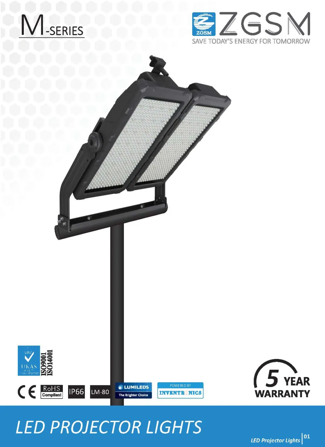 280W 250W 300W LED Flood Light with Narraw Beam Angle for Stadium Lighting