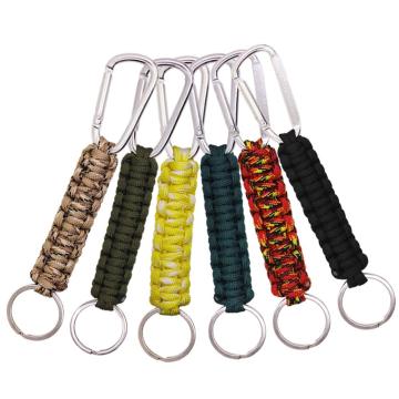 MU Multicolor Paracord Keychain for Outdoor Survival