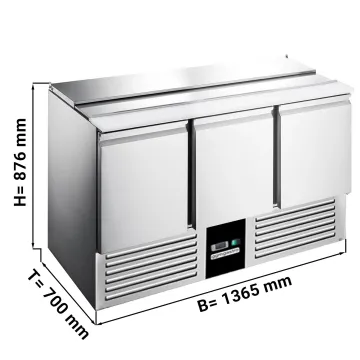 New Arrival Commercial Fridge Pizza Prep Table Underbench Fridge Refrigerated Prep Table