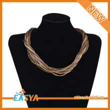 Leather Thick Rope Necklace Chain Necklace