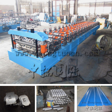 zinc roof plates makeing machine