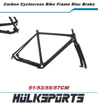Ultra light frame carbon road cyclocross cycling carbon frameset BAS/BB30 carbon cyclocross bike frame disc brake