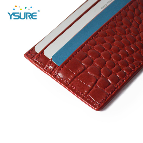 New Design Muti Slot Leather Credit Card Holder