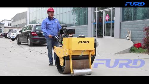 Manual Single Drum Vibratory Road Roller Compactor