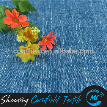 FASHION LINEN/COTTON YARD DYED SLUBBED FABRIC