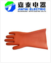 2014 hot sales custom made electrical insulation gloves
