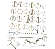 Zinc Plated Cotter Pins - Quick-Release Safety Locking O-Type Latch Pins