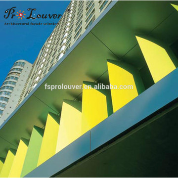 aluminum exterior sun louver,Vertical sun louver,aluminum sun louver system