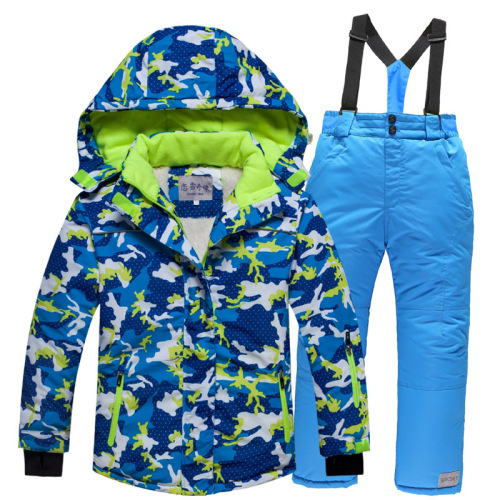 Kindermantel Ski Outfit Warm