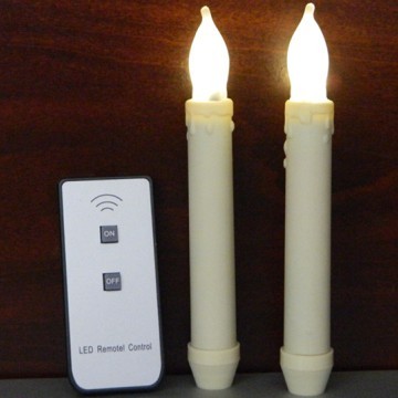 Dipped Flameless LED Taper Candles