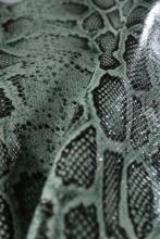 embossed and printed snake