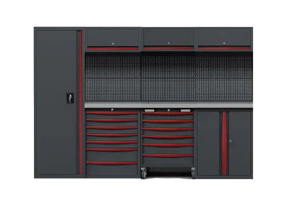 Free Combination Heavy Duty Garage Storage Workshop Tool Cabinet Workbench