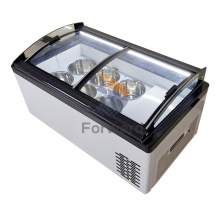 Wholesale Counter Top Glass Door Mini Ice Cream Display Freezer Showcase for Ice Cream: Your Ultimate Solution for Attractive Ice Cream Presentation