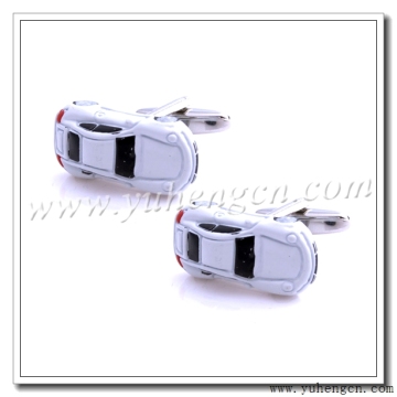 Novelty Lifelike White Car Cufflinks,Bulk Cufflinks