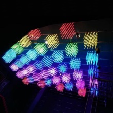 Мадрикс съвместима цифрова 3D RGB метеорна тръба светлина