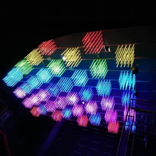 แสง Madrix ที่เข้ากันได้กับ Digital 3D RGB Meteor Light