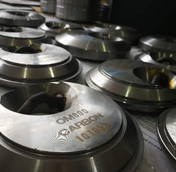 CNC Machined Pulverizing Grinding bowl