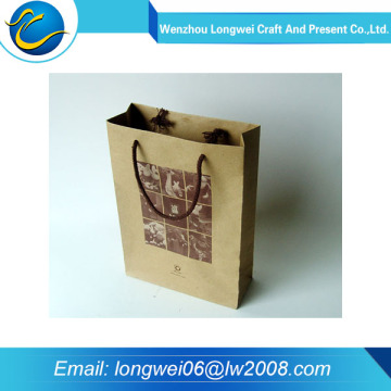 Printed folding hot stamping paper shopping bag