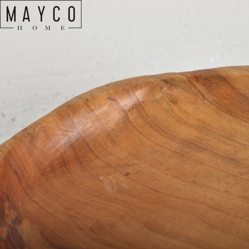 Mayco Custom Cheap Dry Fruit Wooden Home Decor Leaf Tray