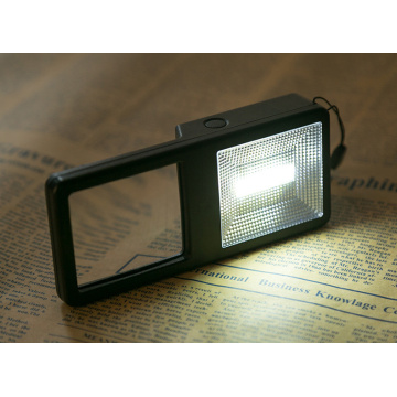 Portable led worklight magnifier