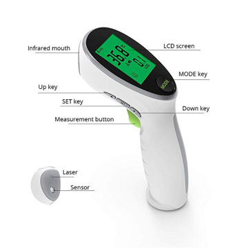 Contactloze digitale Forehand infraroodthermometer