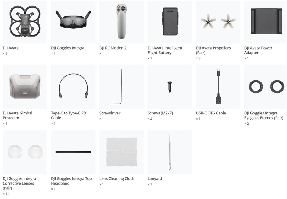 DJI Avata Pro-View Combo (New) drone wtih Immersive Flight Experience and Intuitive Motion Control/ DJI Avata Explorer Combo