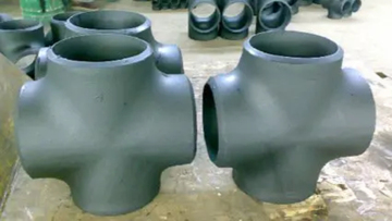 Cross Pipe Fittings Butt Weld Cross Stainless Steel