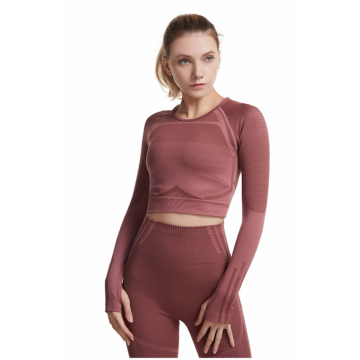 Long Sleeve Sports Running Yoga Sets