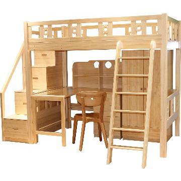 Environmentally  Bamboo bunk bed