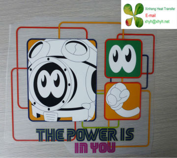 stretchable printed heat transfer paper, pre-printed transfer paper