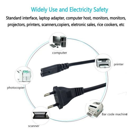 kabel listrik ac 2 pin standar eropa