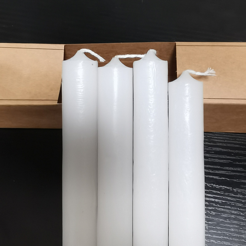 Прыляпіце свечку белую свечку ўсаджванне паперы