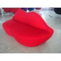 bocca sofa in red Fabric