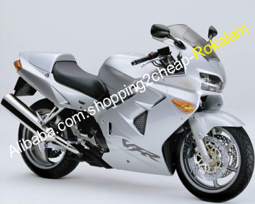 Honda VFR800 1998-2001 VFR 800RR Silver ABS Bodyworks Motorcycle Fairing