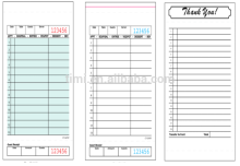 CT-G4797 telephone message book,cash receipt book,restaurant small docket book,docket book,phone message book