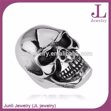 Classic Design Titanium Masonic Skull Ring Engraved Custom Skull Ring