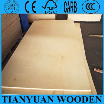 Birch Faced/Oak Faced/Okoume Faced 1/4 Inches Plywood