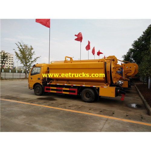 15m3 Dongfeng Fecal Cleaning Suction Trucks