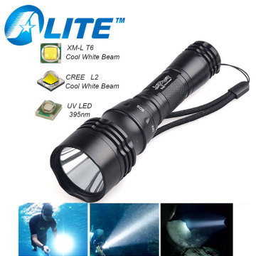 Waterproof High Power 1200LM LED Scuba Diving Flashlight 18650 Diving Torch