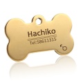 Custom Logo Printed Stainless Steel Metal Dog Tag