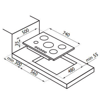 Gas Stove Meireles Plate