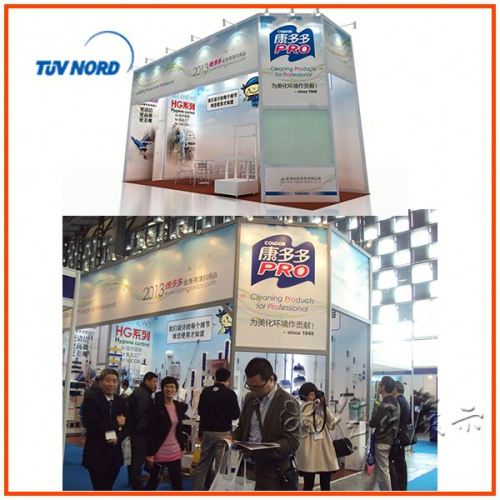 trade show supplies for custom exhibit booths new design for expo fair display in Shanghai