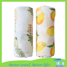 Custom Printed Design Blanket Swaddle Baby Muslin Wraps