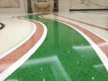 Ecological microlite art floor