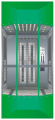 مصعد الديكور، مصعد الفيلا الفاخرة الديكور، NHD-510A